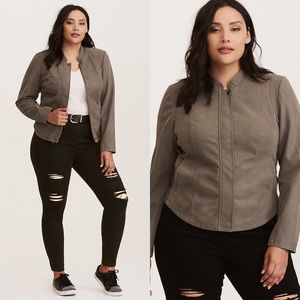 Torrid Brushed Moto Jacket